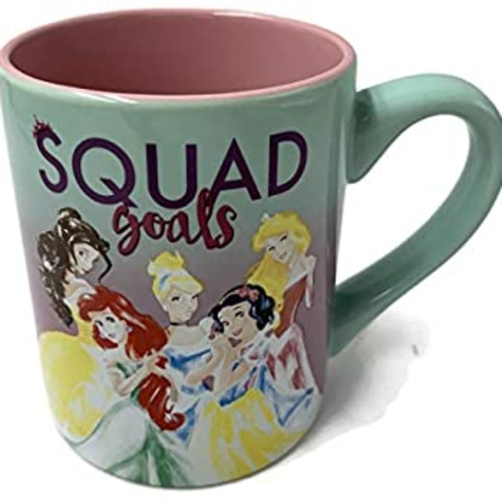 Silver Buffalo DN1332 Disney Princesses Squad Goals Coffee Ceramic Mug, …
